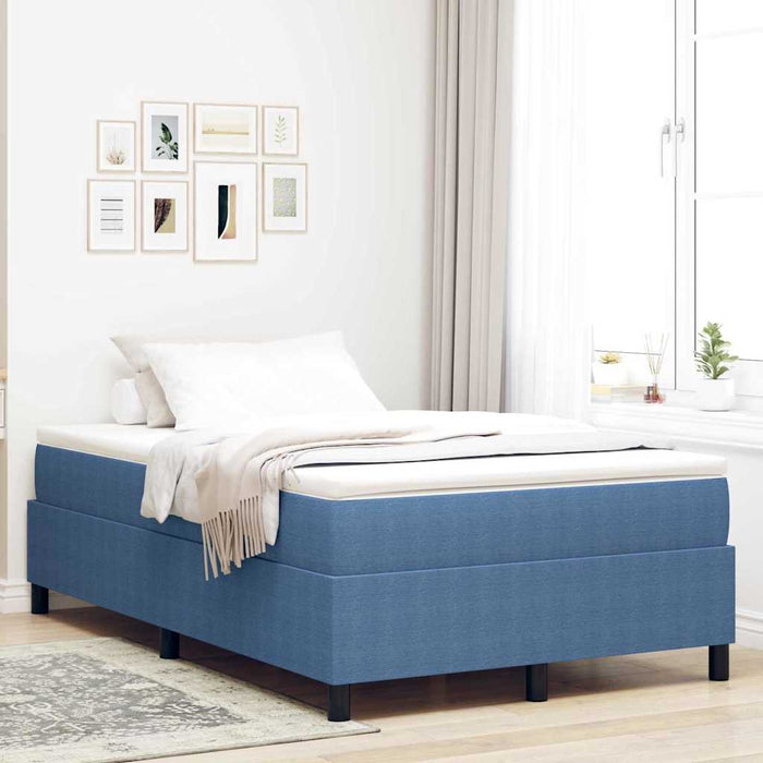 Pat cu arcuri Albastru,Alb 203 x 120 x 60 cm - WALTI WALTI