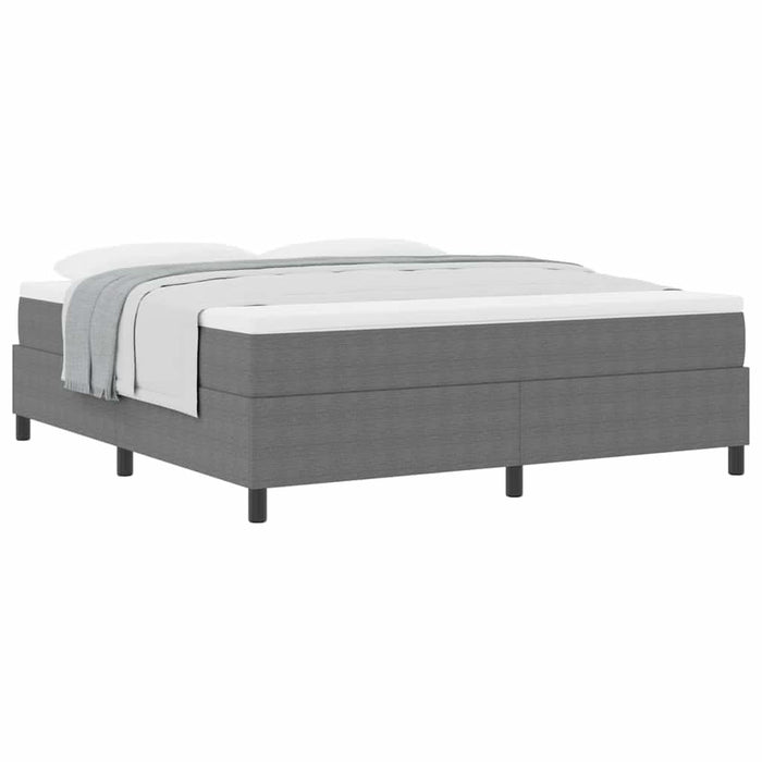 Pat cu arcuri Gri deschis, Alb 203 x 180 x 60 cm - WALTI WALTI