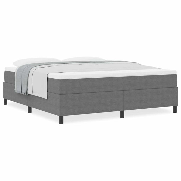 Pat cu arcuri Gri deschis, Alb 203 x 180 x 60 cm - WALTI WALTI