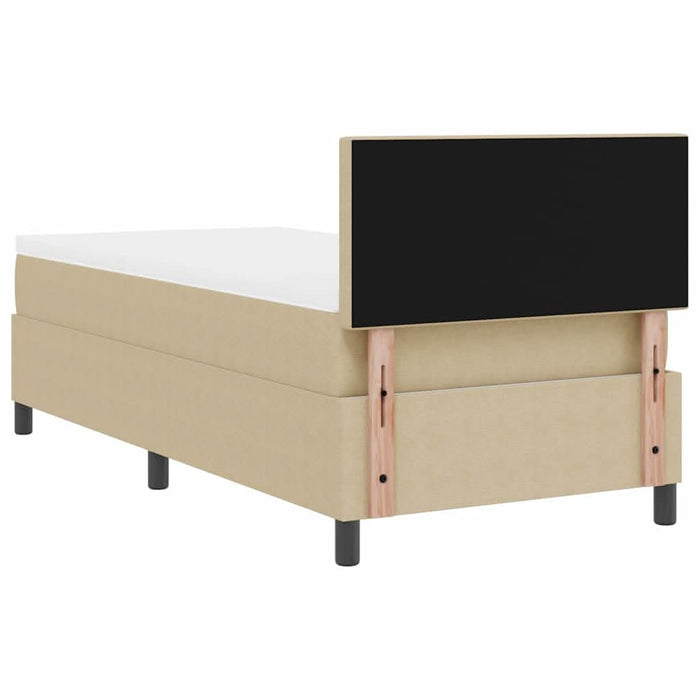 Pat cu arcuri Manual Gri deschis și alb. 203 x 80 x 88 cm - WALTI WALTI
