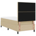 Pat cu arcuri cu headboard Gri deschis și alb. 80 x 200 cm - WALTI WALTI