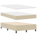 Pat cu arcuri cu headboard Gri deschis și alb. 120 x 190 cm - WALTI WALTI