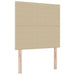 Pat cu arcuri cu headboard Gri deschis și alb. 120 x 190 cm - WALTI WALTI