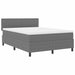 Pat cu arc LED cu headboard Gri deschis și alb. 160 x 200 cm - WALTI WALTI