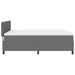 Pat cu arc LED cu headboard Gri deschis și alb. 160 x 200 cm - WALTI WALTI