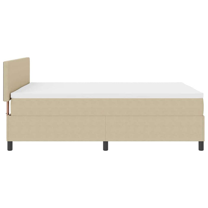 Pat cu arc LED cu headboard Gri deschis și alb. 160 x 200 cm WALTI