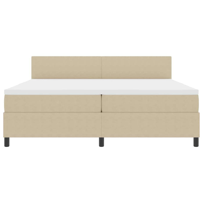 Pat cu arc LED cu headboard Gri deschis și alb. 200 x 200 cm - WALTI WALTI