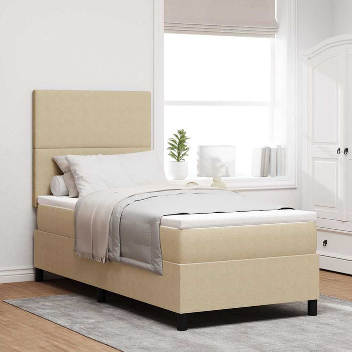 Pat cu arc LED cu headboard Gri deschis și alb. 80 x 200 cm - WALTI WALTI