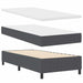 Pat cu arc LED cu headboard Gri închis și alb 100 x 200 cm - WALTI WALTI