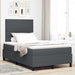 Pat cu arc LED cu headboard Gri închis și alb 120 x 190 cm - WALTI WALTI