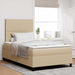 Pat cu arc LED cu headboard Gri deschis și alb. 120 x 190 cm - WALTI WALTI