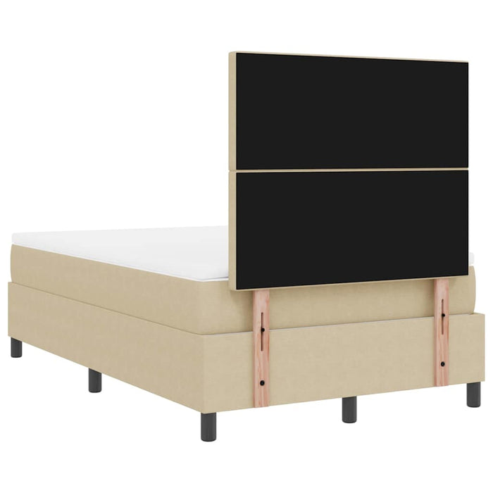 Pat cu arc LED cu headboard Gri deschis și alb. 120 x 190 cm - WALTI WALTI
