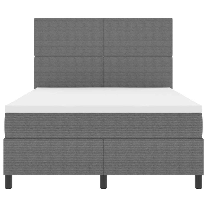 Pat cu arc LED cu headboard Gri deschis și alb. 160 x 200 cm WALTI