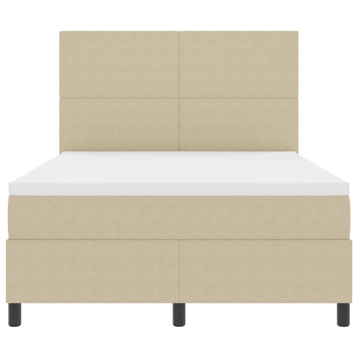 Pat cu arc LED cu headboard Gri deschis și alb. 160 x 200 cm WALTI