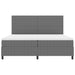 Pat cu arc LED cu headboard Gri deschis și alb. 200 x 200 cm - WALTI WALTI