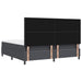 Pat cu arc LED cu headboard Gri închis și alb 200 x 200 cm - WALTI WALTI
