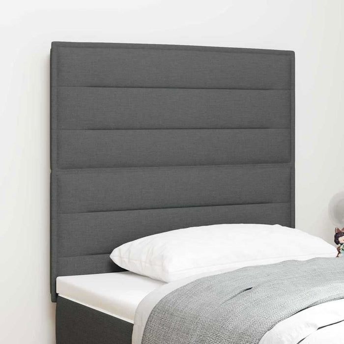 Tăblie cap cu headboard Gri închis 90 cm Piele artificială - WALTI WALTI