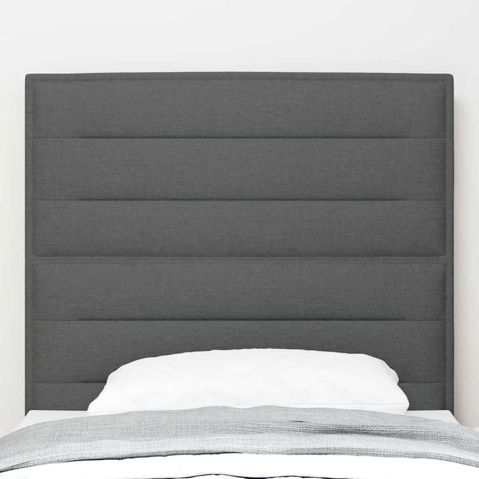 Tăblie cap cu headboard Gri închis 90 cm Piele artificială - WALTI WALTI
