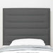 Tăblie cap cu headboard Gri închis 90 cm Piele artificială - WALTI WALTI
