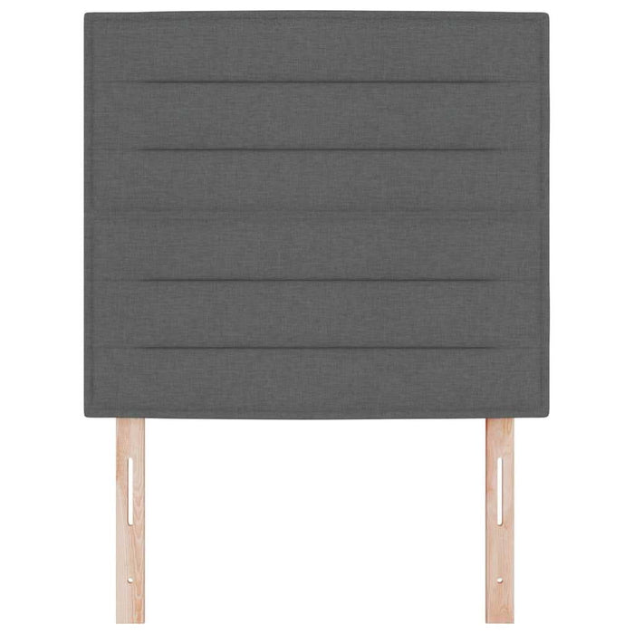 Tăblie cap cu headboard Gri închis 90 cm Piele artificială - WALTI WALTI