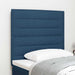 Tăblie cap cu headboard albastru 90 cm Piele artificială - WALTI WALTI