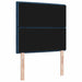Tăblie cap cu headboard albastru 100 cm Piele artificială - WALTI WALTI
