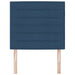 Tăblie cap cu headboard albastru 100 cm Piele artificială - WALTI WALTI