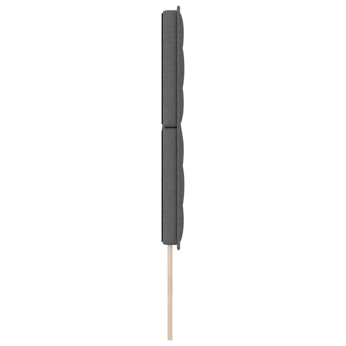 Tăblie cap cu headboard Gri închis 144 cm Piele artificială - WALTI WALTI
