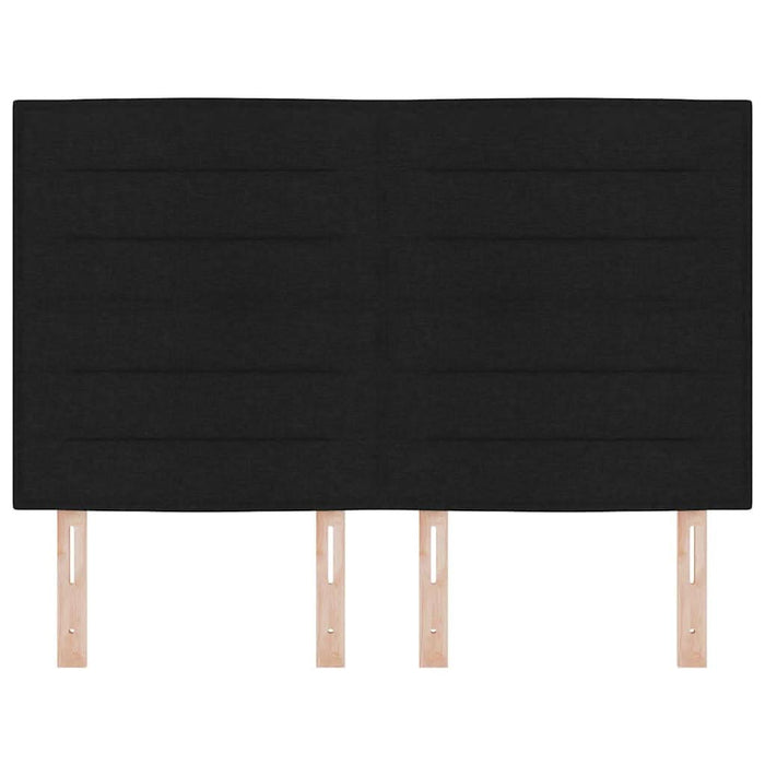 Tăblie cap cu headboard Negru 144 cm Piele artificială - WALTI WALTI