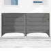 Tăblie cap cu headboard Gri închis 160 cm Piele artificială - WALTI WALTI