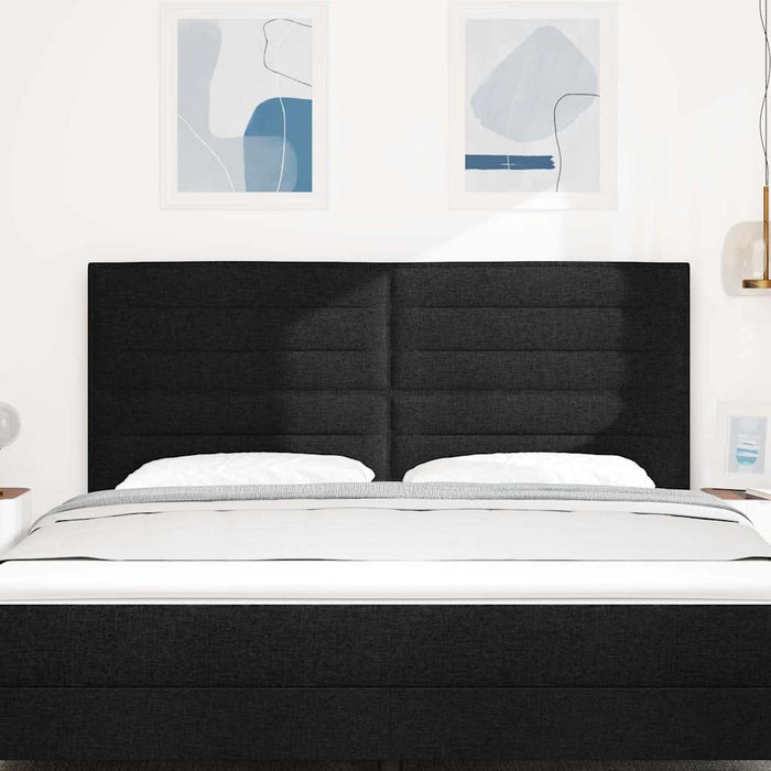 Tăblie cap cu headboard Negru 180 cm Piele artificială - WALTI WALTI