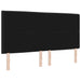 Tăblie cap cu headboard Negru 180 cm Piele artificială - WALTI WALTI