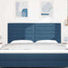 Tăblie cap cu headboard albastru 180 cm Piele artificială - WALTI WALTI