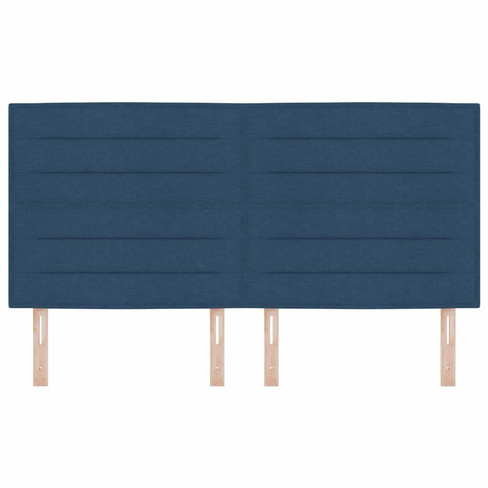 Tăblie cap cu headboard albastru 180 cm Piele artificială - WALTI WALTI