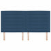 Tăblie cap cu headboard albastru 180 cm Piele artificială - WALTI WALTI