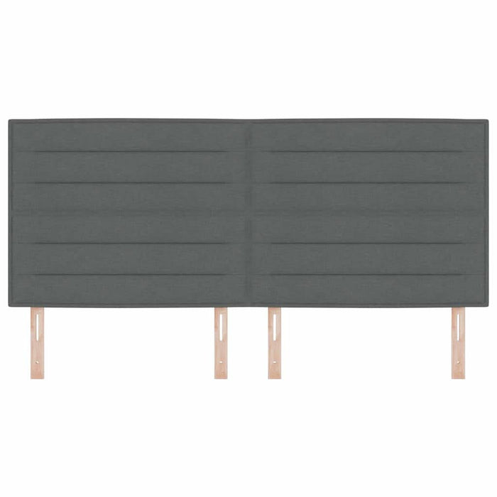 Tăblie cap cu headboard Gri închis 200 cm Piele artificială - WALTI WALTI