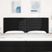 Tăblie cap cu headboard Negru 200 cm Piele artificială - WALTI WALTI