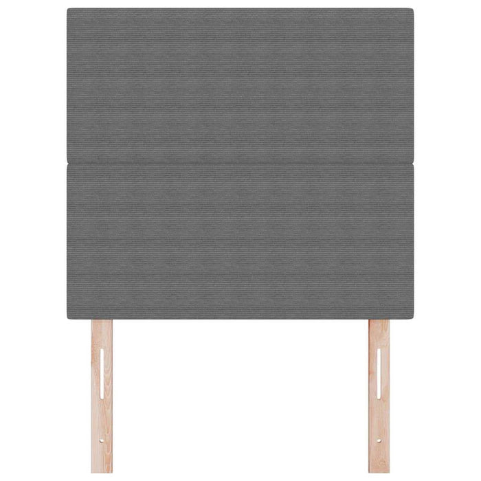 Tăblie cap Gri deschis 80 cm Țesătură din corduroy WALTI