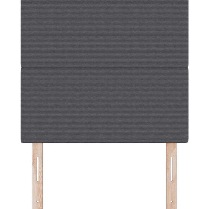 Tăblie cap cu headboard Gri închis 80 cm Piele artificială - WALTI WALTI