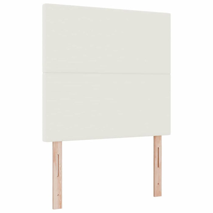 Tăblie cap Crem 80 cm Țesătură din corduroy WALTI