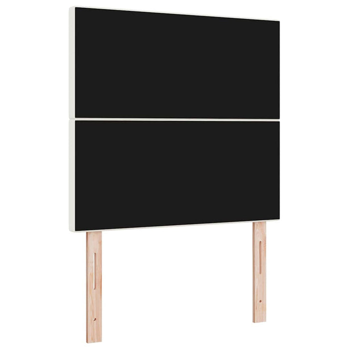 Tăblie cap Crem 80 cm Țesătură din corduroy WALTI