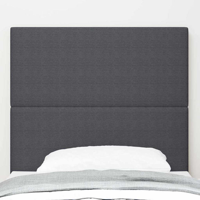 Tăblie cap cu headboard Gri închis 90 cm Piele artificială - WALTI WALTI