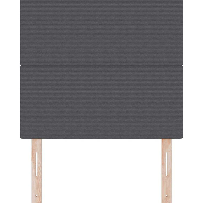 Tăblie cap cu headboard Gri închis 100 cm Piele artificială - WALTI WALTI