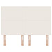 Tăblie cap cu headboard Crem 144 cm Piele artificială - WALTI WALTI