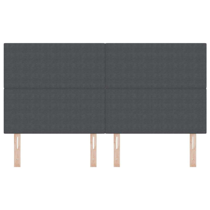 Tăblie cap cu headboard Gri închis 180 cm Piele artificială - WALTI WALTI