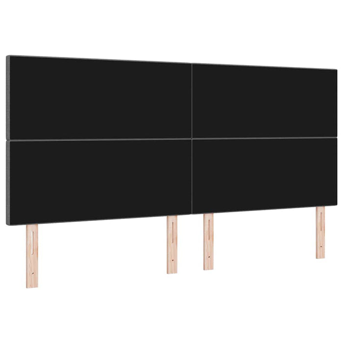 Tăblie cap cu headboard Gri deschis 200 cm Piele artificială - WALTI WALTI