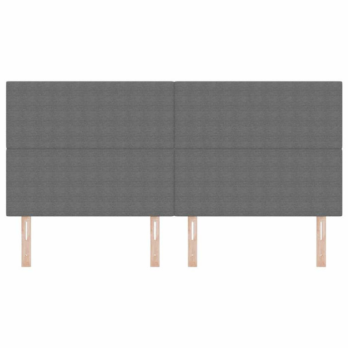Tăblie cap cu headboard Gri deschis 200 cm Piele artificială - WALTI WALTI