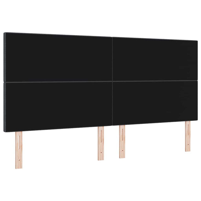 Tăblie cap cu headboard Gri închis 200 cm Piele artificială - WALTI WALTI