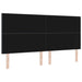 Tăblie cap cu headboard Gri închis 200 cm Piele artificială - WALTI WALTI