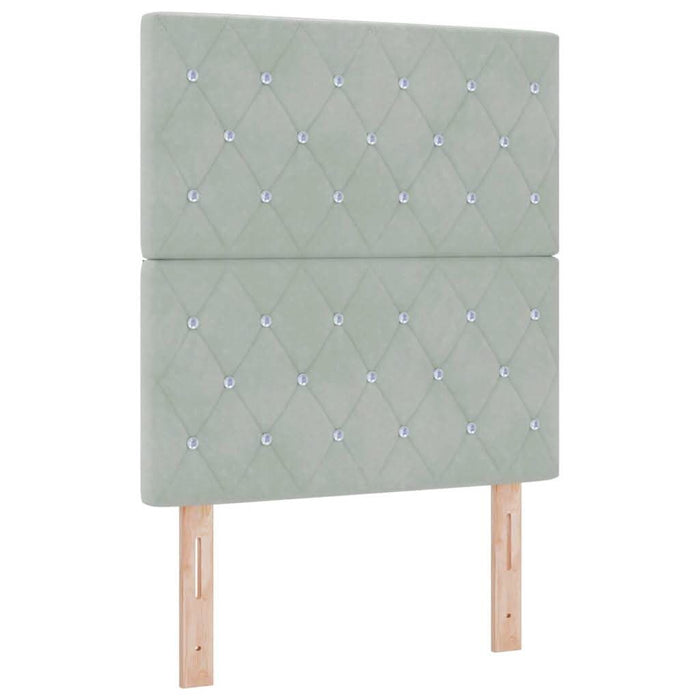 Tăblie din Catifea Argyle Manual Gri deschis 80 cm Catifea - WALTI WALTI